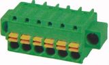 Spring Pluggable Terminal Block Connector With Flange KF2EDGKDM-3.5/3.81