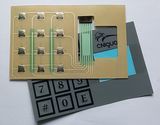 OEM Round Embossing Buttons Membrane Switch with LCD Window