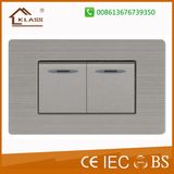 2 Gang 1 Way Rocker Switch with Ce Certificate