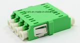 LC APC 4cores Green Fiber Optic Adapter