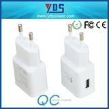 Mobile Phone EU Plug Portable USB Travel Charger for Samsung