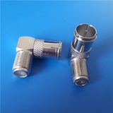 Right Angle Quick Male Transfer to F Female Connector (B-014)