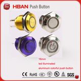16mm Ring LED Normally Open Push Button Switch