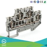 Spring Dinrail Terminal Blocks Jut3-4/2 Connector
