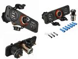 Dual USB Charge Socket/DC Digital Voltmeter/Car/Marine USB Charger