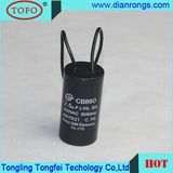Cbb60 Wire Capacitor 250VAC Polypropylene Film Capacitor