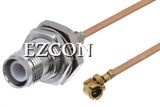 Reverse Polarity TNC Female Bulkhead to Umcx Plug Cable