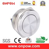 Onpow 19mm Metal Pushbutton Switch (GQ19SPF-10/J/S, CCC, CE, RoHS Compliant)