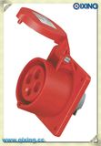 Ceeform 32A 230V 4p Panel Mounted Socket