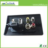 American Style Media Interface Wall Plate/Faceplate