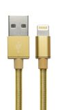 Mfi Certified  Lightning Metal Cable USB Charger for Apple iPhone 5s 6s 7 8 Plus X