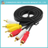 RCA DC Power Audio Video AV Extension Cable for CCTV Security Car Parking Camera