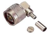 N Male Right Angle Crimp Type for Cable Rg214