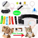 Waterproof Dog/Cat Pets GPS Tracker with Remote Voice Monitoring Tk911