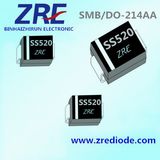 5A Schottky Barrier Rectifier Diode Ss52 Thru Ss520 SMB-Do/214AA Package