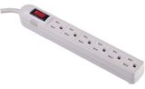 USA Style 6 Outlets Power Strip with Customized Feet Power Cord