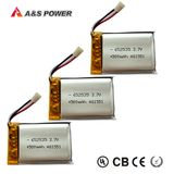 UL IEC62133 Rechargeable 3.7V 500mAh Lithium Ion Li-Polymer Lipo Battery