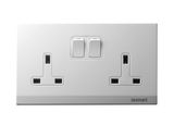 Twin Switched Socket outlet, Twin Socket outlet with D/P switch (S146K1Z3F / S146K2Z3F)