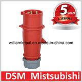 IP44 3p+N+E 32A Industrial Power Plug with Cable Gland