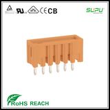 Pitch 3.81mm 250V 10A Male Mcs Connector with Vertical Solder Pin