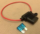 in-Line Car Standard Blade Fuse Holder Waterproof 18AWG Upto 15A for Car/Boat