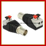 Quick Use CCTV Cable BNC Female Pressed Plug Connector Adapter