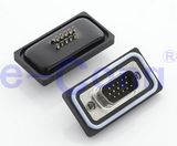15p Waterproof Panel Mount Solder Cup D-SUB Connector IP67