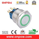 Onpow 25mm Push Button Switch (GQ25-11E/R/6V/S, 25mm, CE, CCC, RoHS)