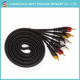 1.8m Top Range 3 RCA to 3 RCA Audio Video AV Composite Audio Cable
