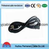 American UL Plug Extension Power Plug Cable 3 Pin Power Cord