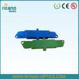 E2000/PC Fiber Optic Cable Adapters with Low Loss at 0.2dB with Plastic Blue House