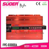 Suoer New DC 12V to AC 230V 3kw Pure Sine Wave Inverter Solar Power Inverter (FPC-D3000A)