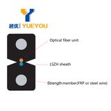 Bow Type Figure 8 FTTH 1 Cores Optical Fiber Drop Cable