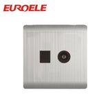 Multi-Purpose Stainless Steel Tel TV Socket and Statellite