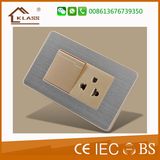 New Design Stainless Steel Switch Socket Easy to Install