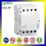 DIN Rail AC Modular Contactor 3pole 63A 220V 50Hz