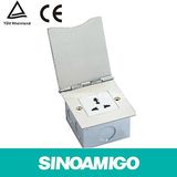 High Quality TUV CE Open Type Stainless Steel 2 Modules Floor Boxes