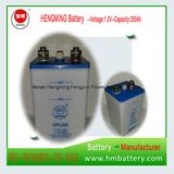 1.2V 250ah Ni-CD Alkaline Battery for UPS, Railway, Substation.