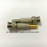 RF Connector, BNC Connector with Spring, for Coaxial Cable