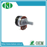 24mm 3 Pin Rotary Potentiometer with Switch Metal Shaft Wh138ak-1