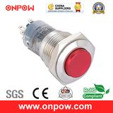 Onpow 16mm Colorized Metal Pushbutton Switch (LAS2GQG-11/R/S, CE, CCC, RoHS compliant)