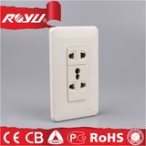 10A 250V Electric Two Pin Socket with Multi Function Socket