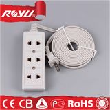 Three Gang ABS Cover Convenience Outlet with Three Meter Wire