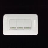 South American 2way/3way ABS Copper Wall Switch (118Z-03)