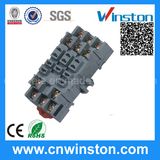Ppf-011 Mini Plastic 8 Pins DIN-Rail Mouting Electrical Material Relay Plug Socket