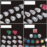 6mm Power Symbol Illuminated Stainless Steel Push Button Switch