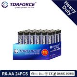 1.5V China Factory Zinc Carbon Battery Wholesale Price (R6-AA 24PCS)
