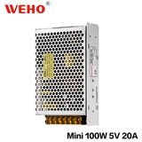 100W 5V Switching Power Supply AC 220V to DC 5V 20A Power Supply