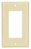 1-Gang Decora/GFCI Device Decora Wallplate, UL Listed