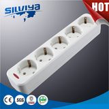 Grounding 5 Gang Extension Socket with Light